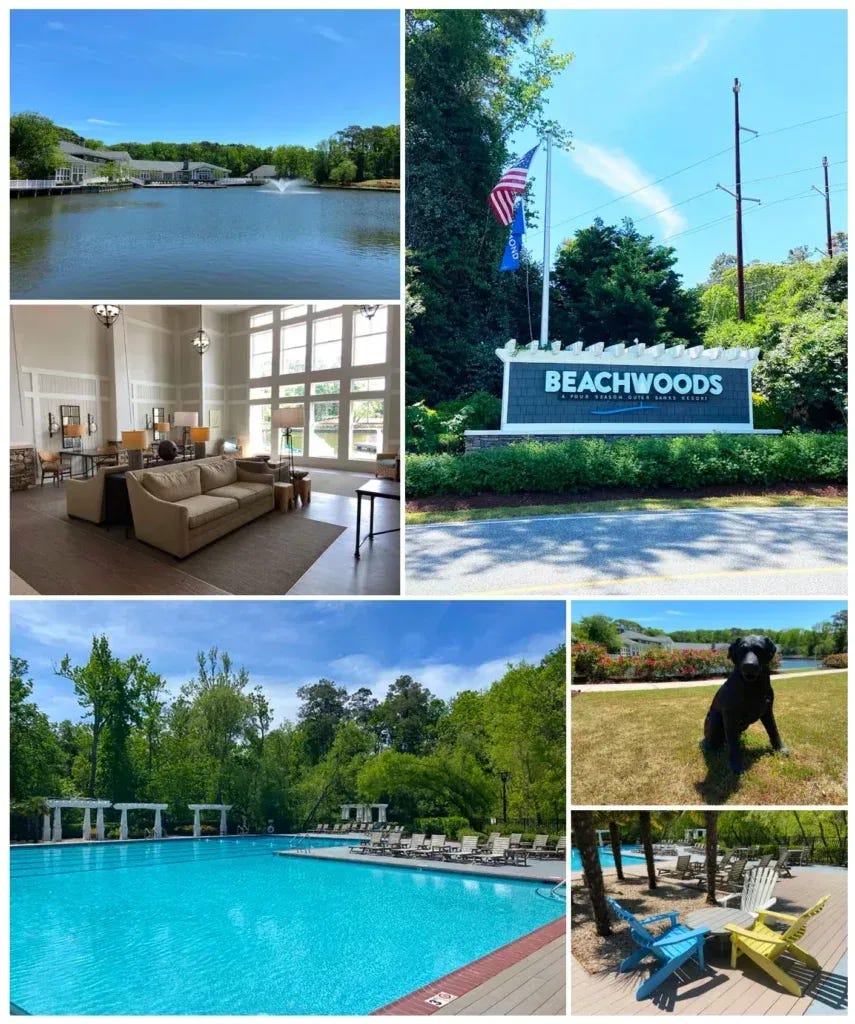 Random photos of the Beachwoods Resort property.